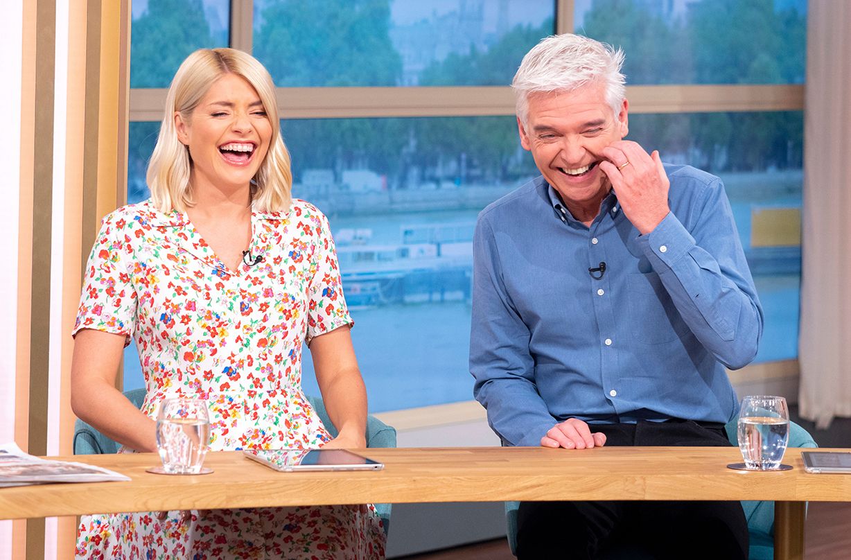 holly willoughby swears drunk holiday phillip schofield