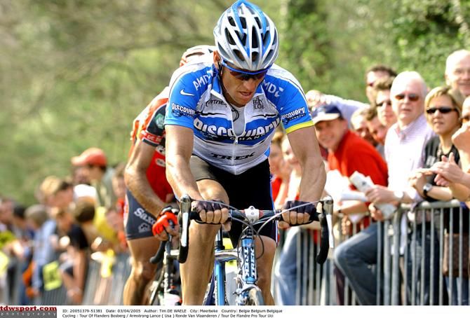 Lance Armstrong rode the Tour of Flanders in 2005