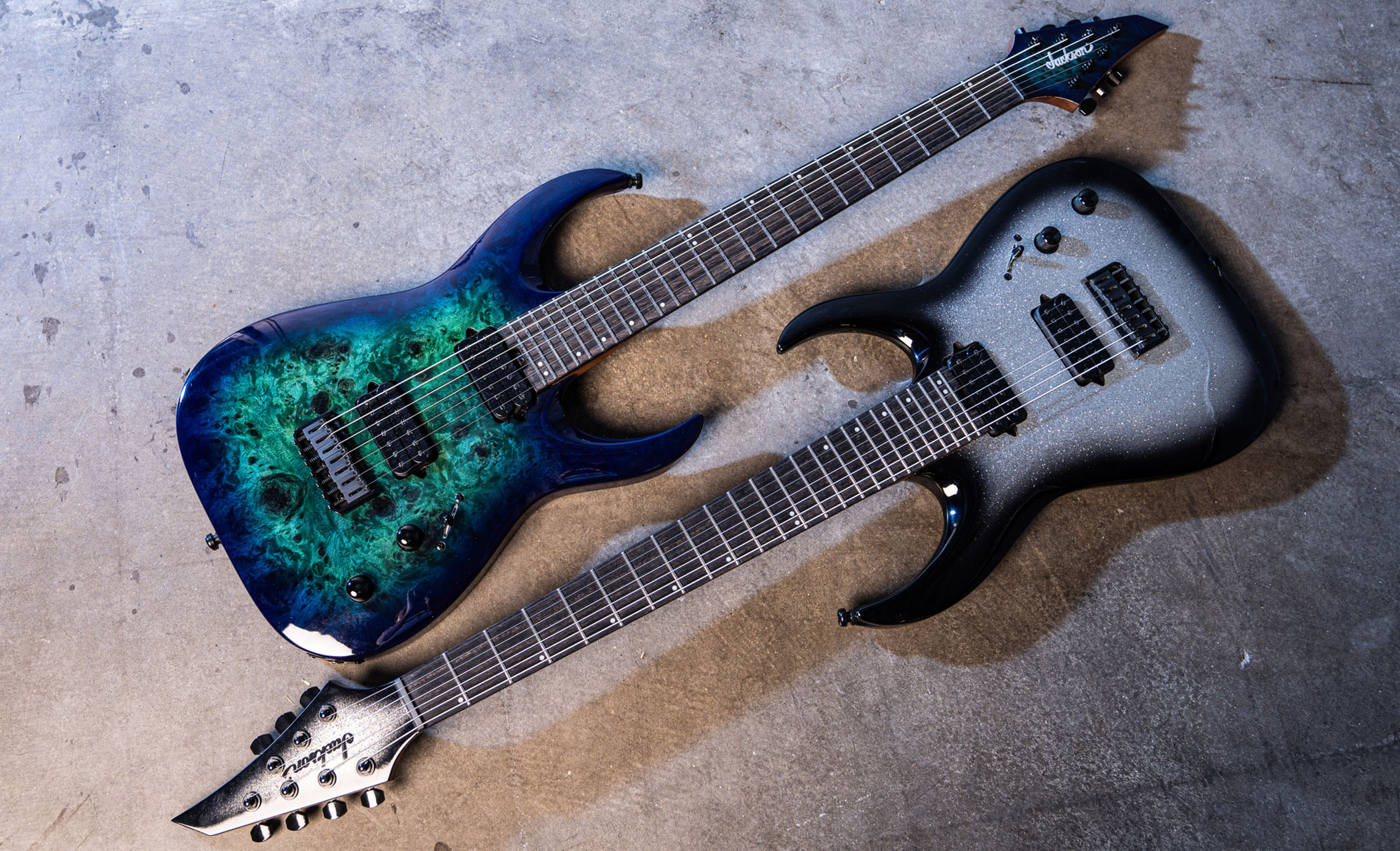 Jackson Pro Series Misha Mansoor Juggernaut HT7 and HT7P
