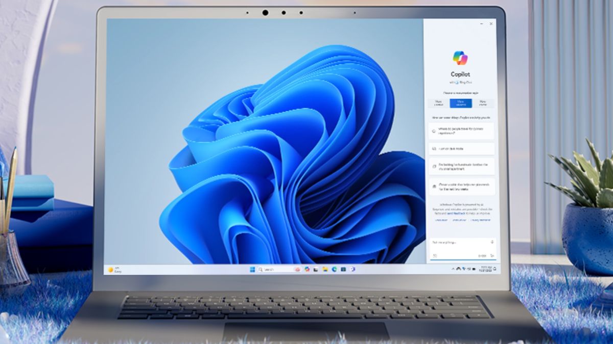 Windows 11 Copilot on laptop