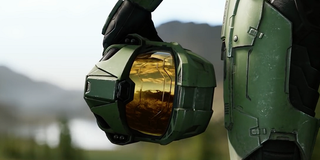 Master Chief's helmet in Halo Infinite.