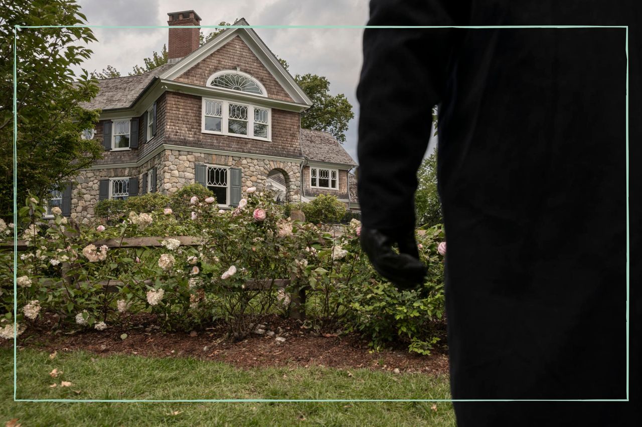 The Brannock family home watched by mysterious figure in Netflix&#039;s The Watcher 