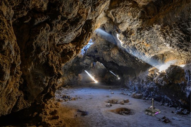 Breadcrumbing robots could roam Martian caves like Hansel and Gretel ...