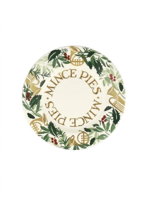 Bring in the Green Mince Pies Medium Dinner Plate