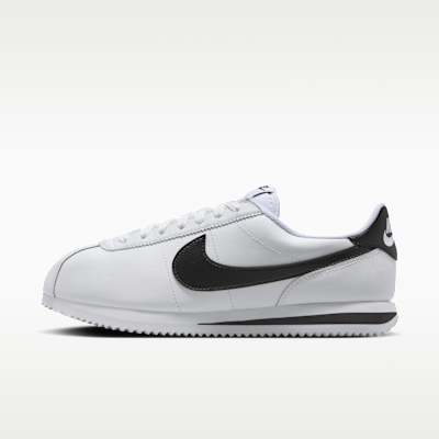 Nike Cortez Leather Women's Shoes - White/black - Size 5