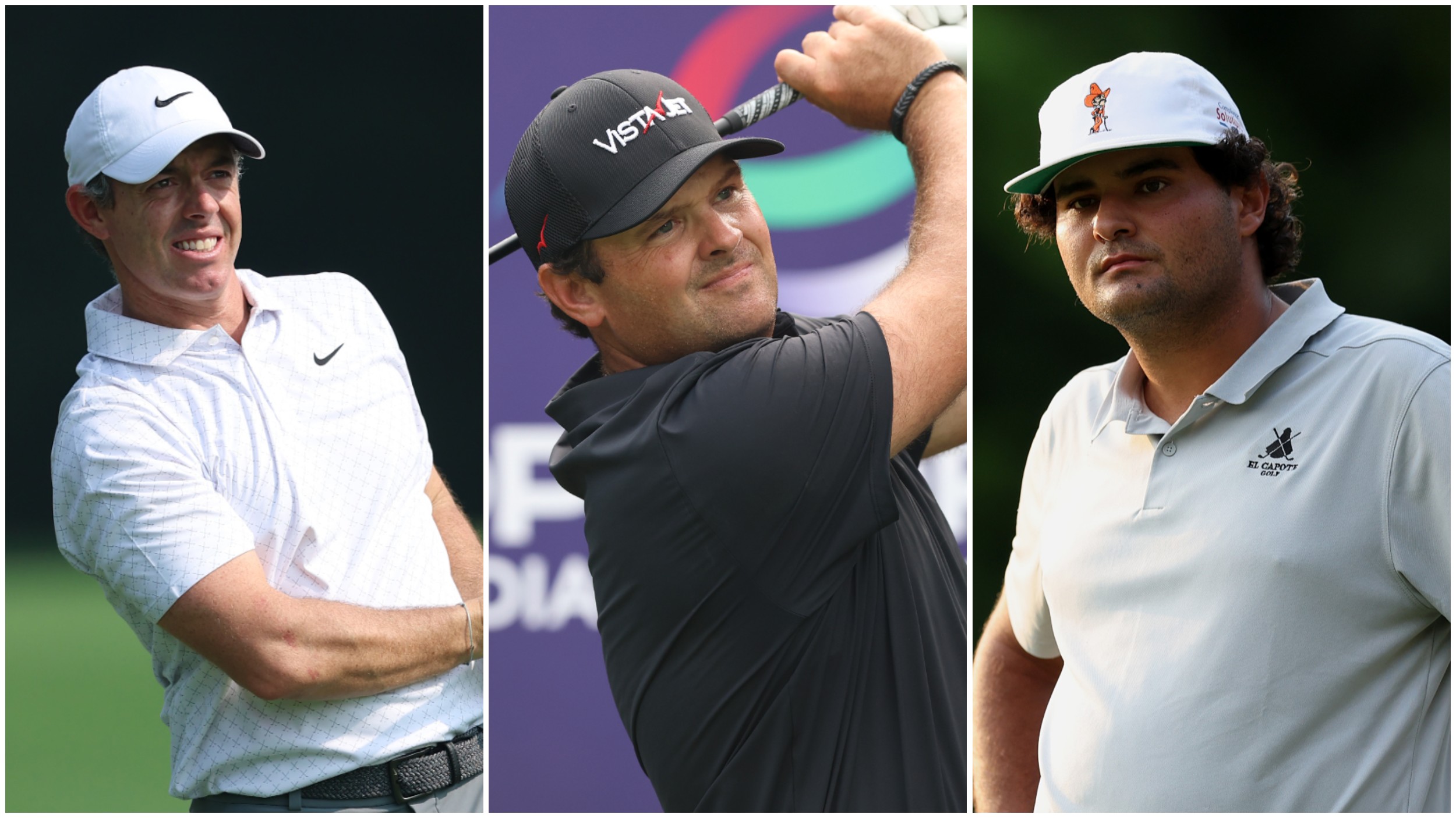 Rory McIlroy, Patrick Reed and Eugenio Chacarra battling it out for the Race To Dubai title