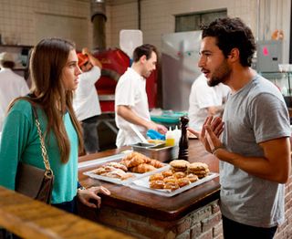 Allison Williams and Christopher Abbott