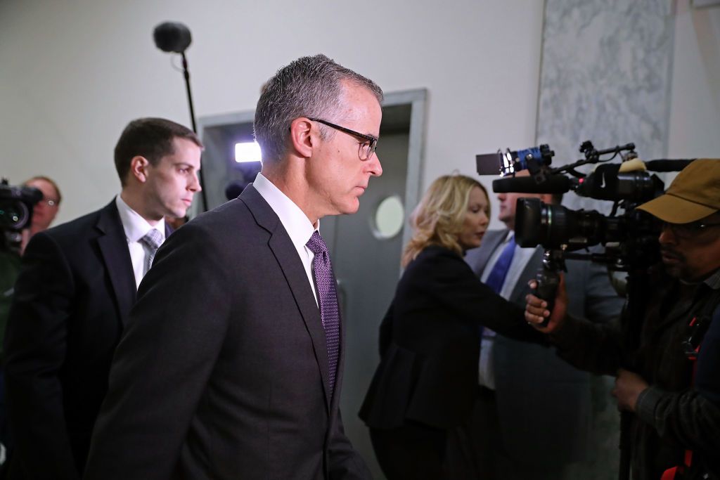 Former Deputy FBI Director Andrew McCabe