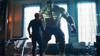 Tom Holland as Spider-Man and Mark Ruffalo as Hulk in the Spider-Man: Brand New Day trailer