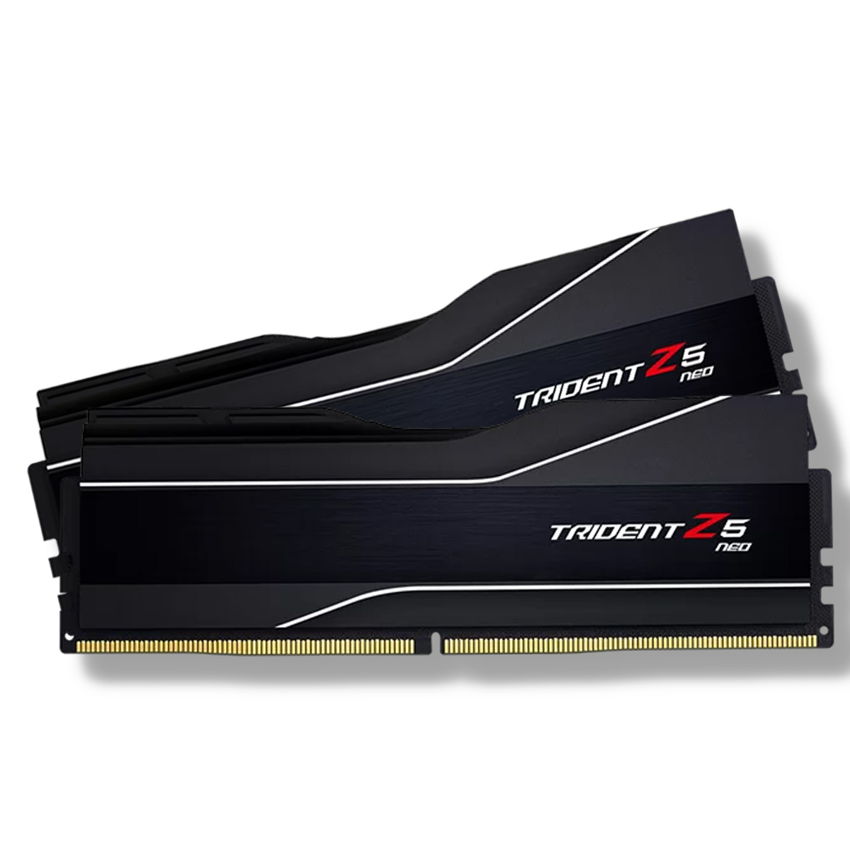 A pair of G.Skill TRident Z5 Neo RAM modules against a white background