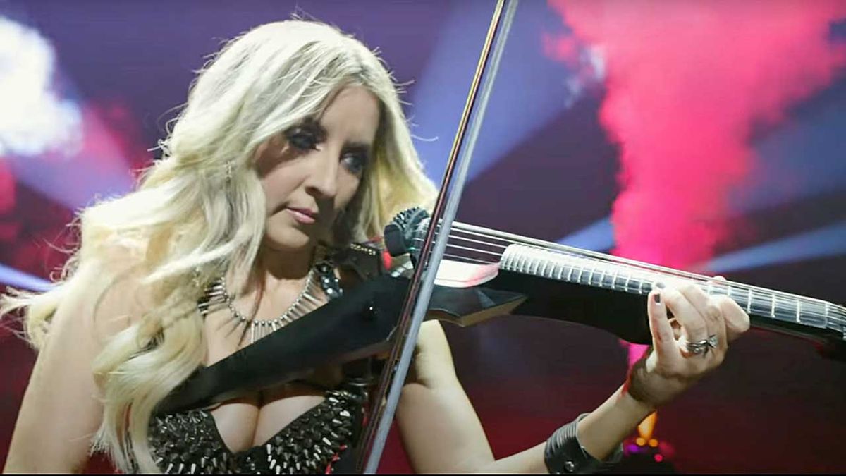 "I've ripped up my fingers to shreds, they bled, they blistered": Watch Nina DiGregorio's jaw-dropping version of Van Halen's Eruption, played on 7-string fretted violin