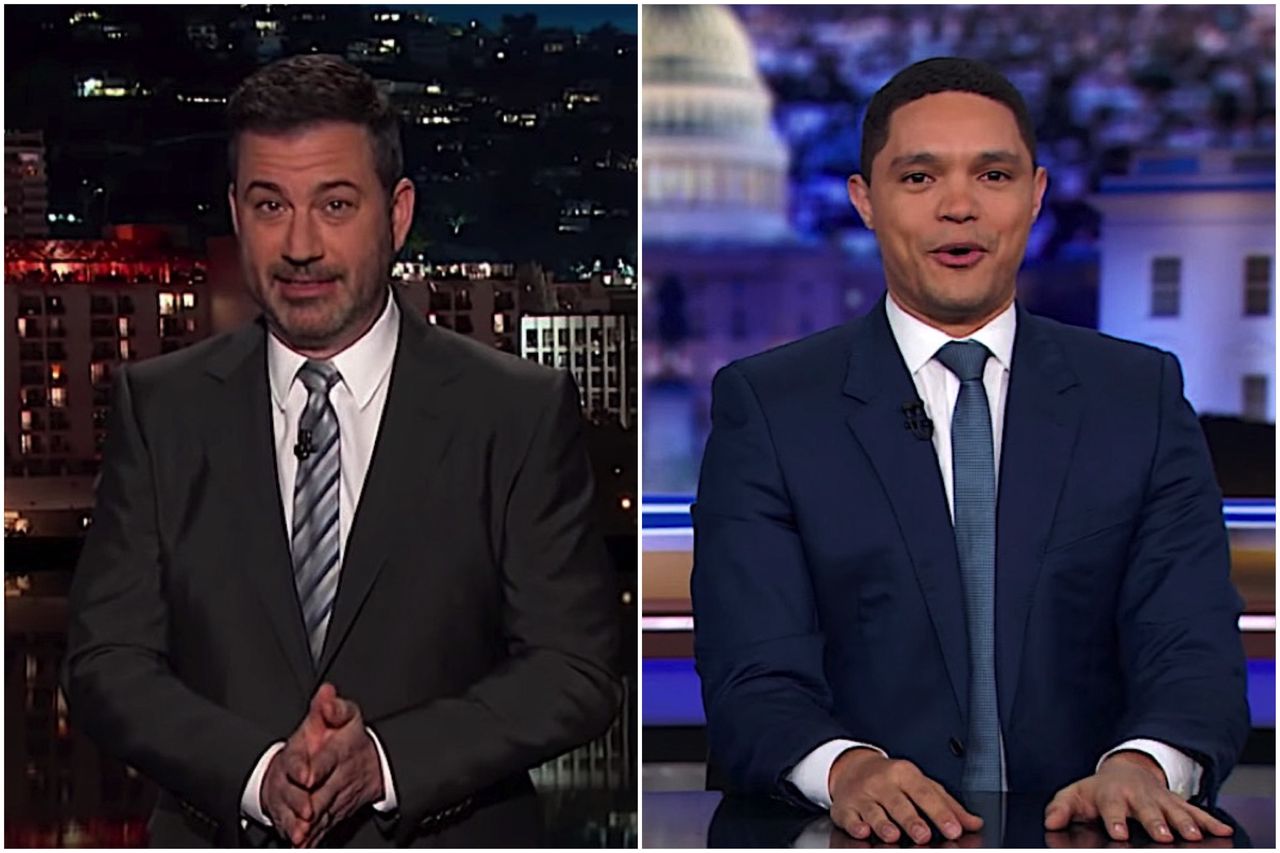 Trevor Noah and Jimmy Kimmel on Trump&amp;#039;s NATO antics