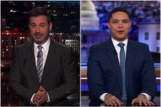 Trevor Noah and Jimmy Kimmel on Trump's NATO antics