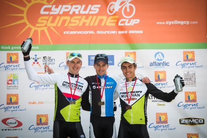 Ondrej Cink, Fabian Giger and Julian Schelb make up the men's podium