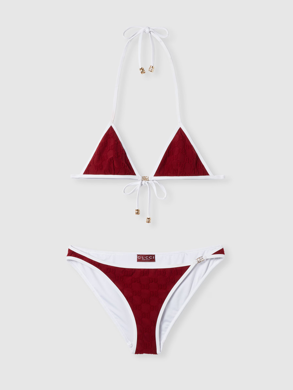gucci, GG Terrycloth Bikini
