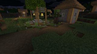 Zombie villager in village center