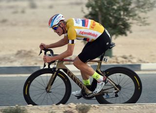 Alexander Kristoff on stage three of the 2015 Tour of Qatar