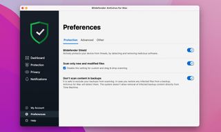 Bitdefender Premium Security for Mac app screen shot