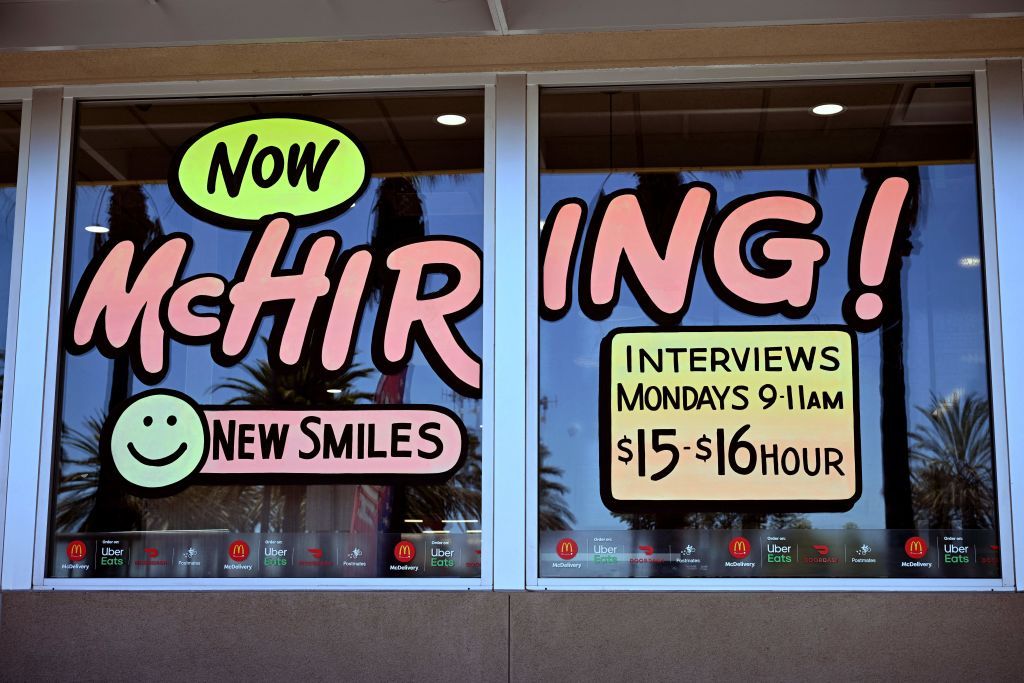 Hiring sign