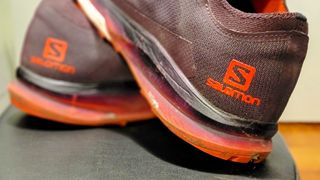 a photo of the midsole on the Salomon S/Lab Ultra 3