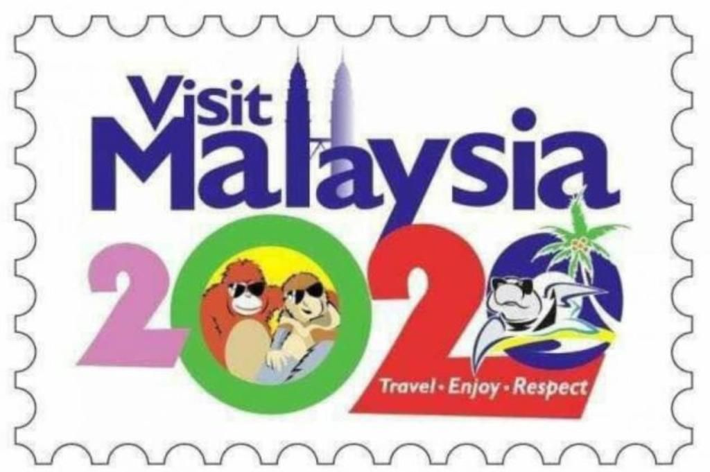 Visit Malaysia 2020 and cartoon graphics of animals wearing sunglasses