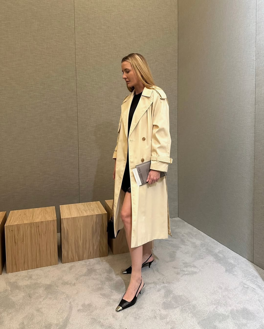 Kristen Nichols wearing a new fashion item from May 2025
