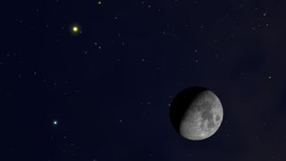 See the moon make a close pass with the planet Saturn on Saturday night (Sept. 7).