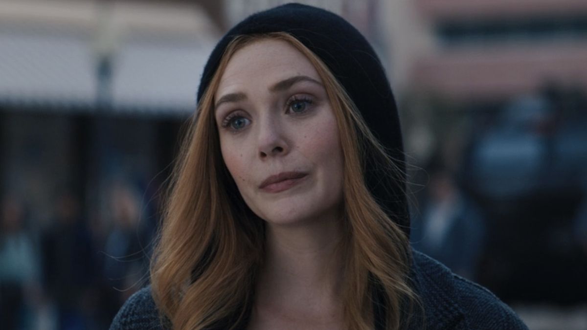 Wanda Maximoff (Elizabeth Olsen) talks to Monica Rambeau on WandaVision