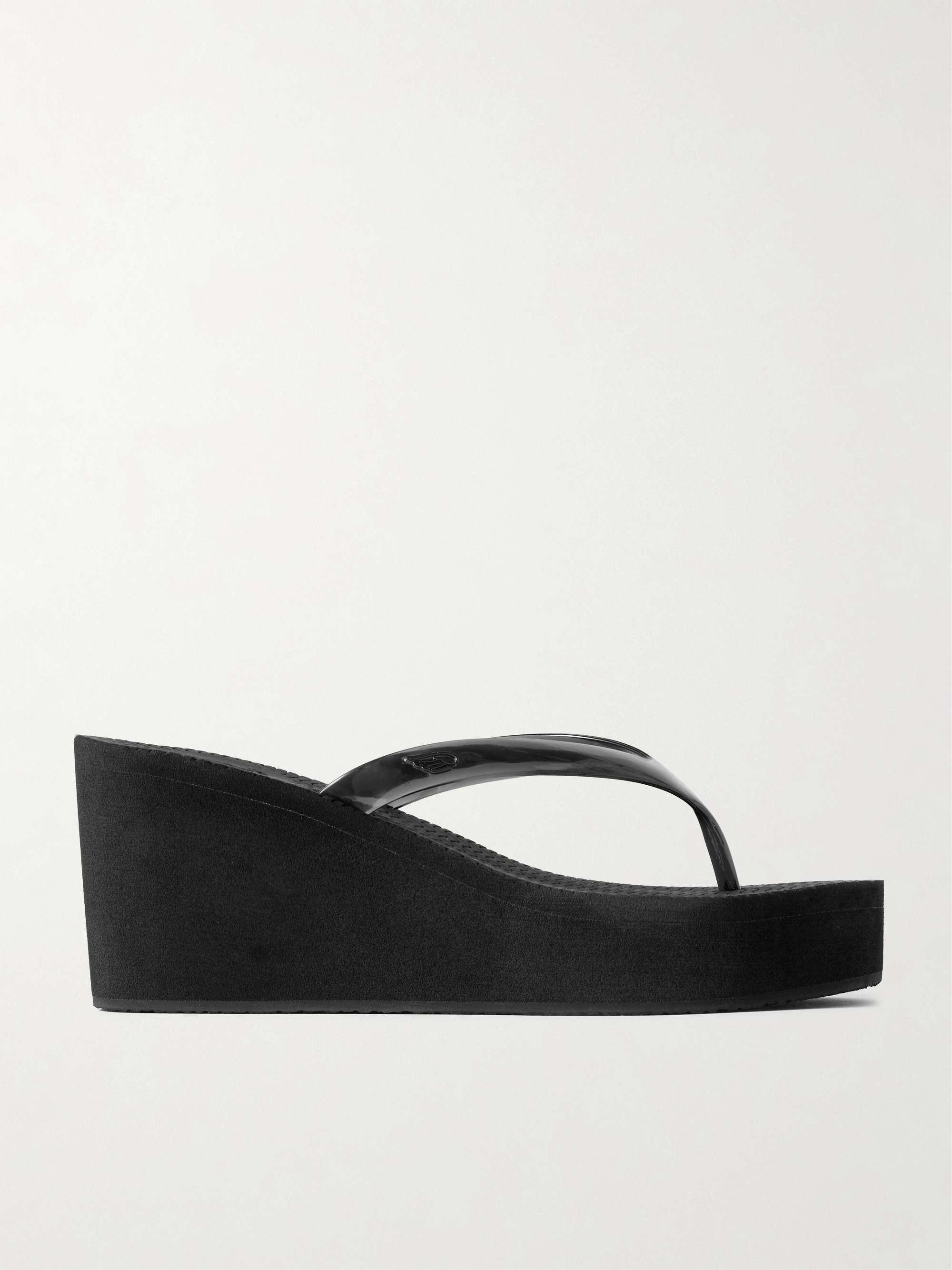 Etheria PVC wedge slippers