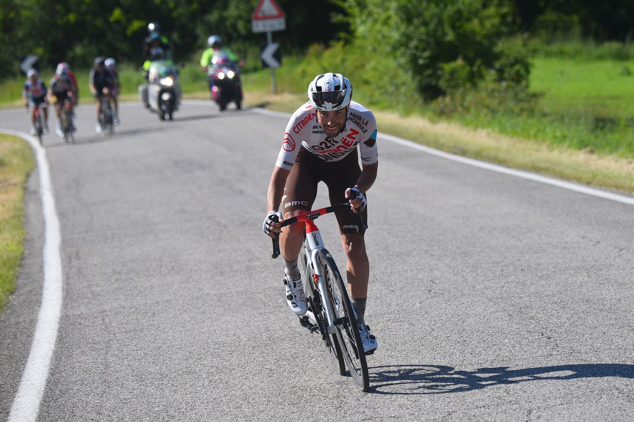 Giro d'Italia 2021 - 104th Edition - 12th stage Siena - Bagno di Romagna 212 km - 20/05/2021 - Andrea Vendrame (ITA - AG2R Citroen Team) - photo Dario Belingheri/BettiniPhoto&Acirc;&copy;2021