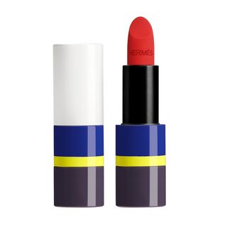 Rouge Hermès Refillable Matte Lipstick in Rouge Cinetique