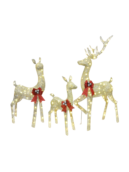 Outdoor Reindeer, Set of 3
