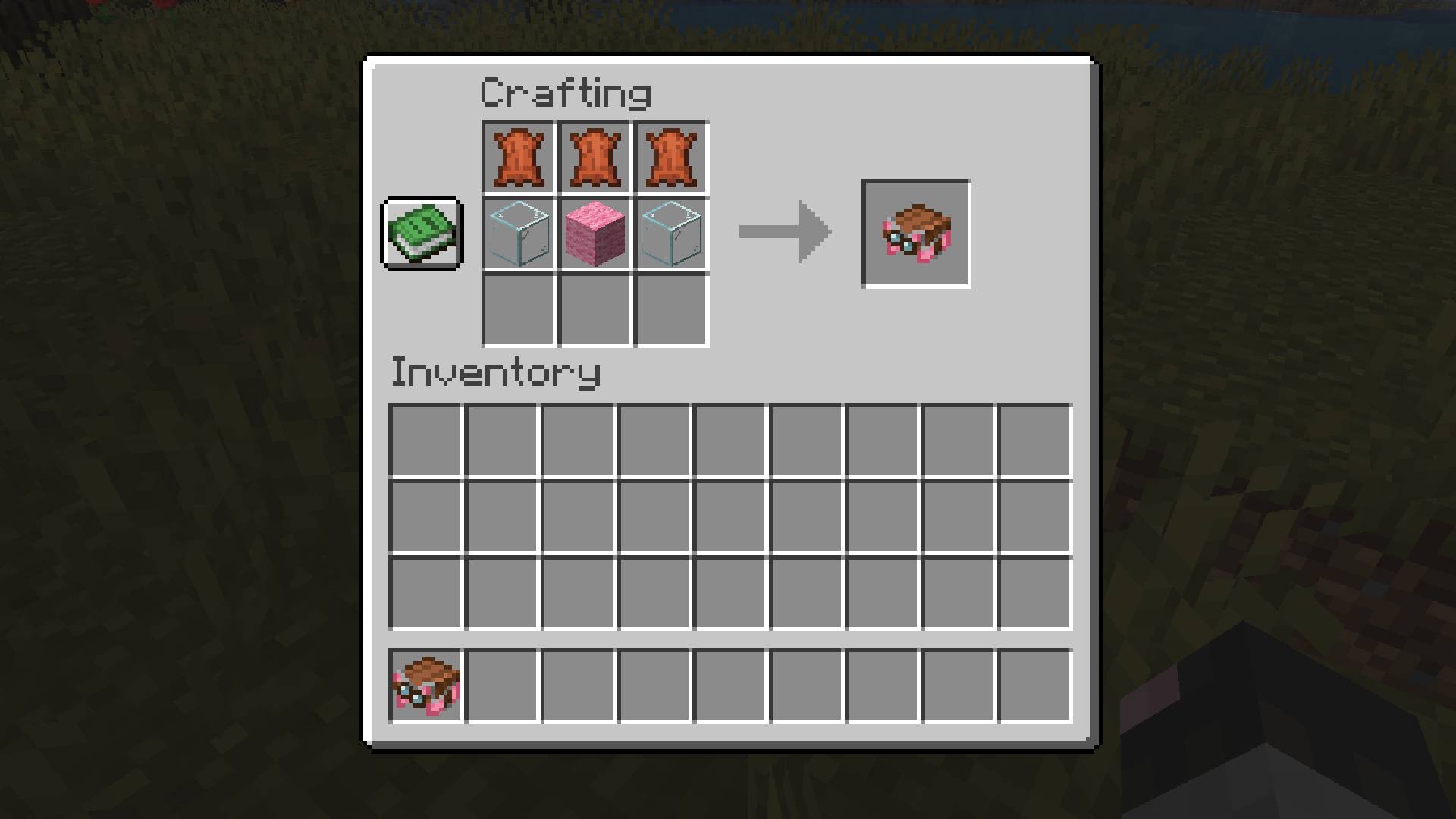Harness crafting recipe in Minecraft