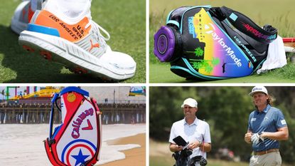 A range of different equipment spotted at the US Open