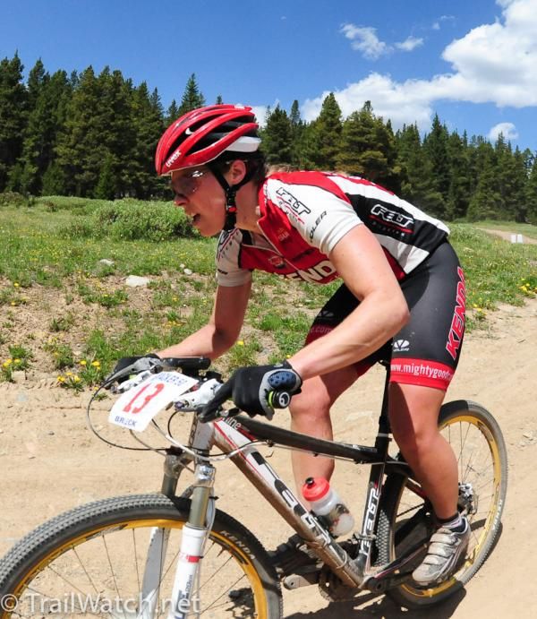 Amanda Carey (Kenda-Felt) atop Lincoln Hill.