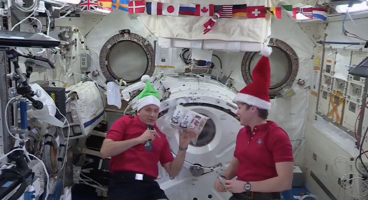 These Christmas Videos by Space Station Astronauts Are Simply Adorable