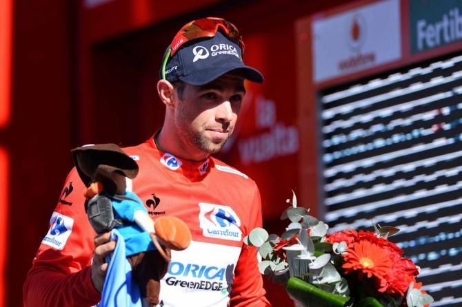 Michael Matthews (Orica-GreenEdge) collects another red jersey