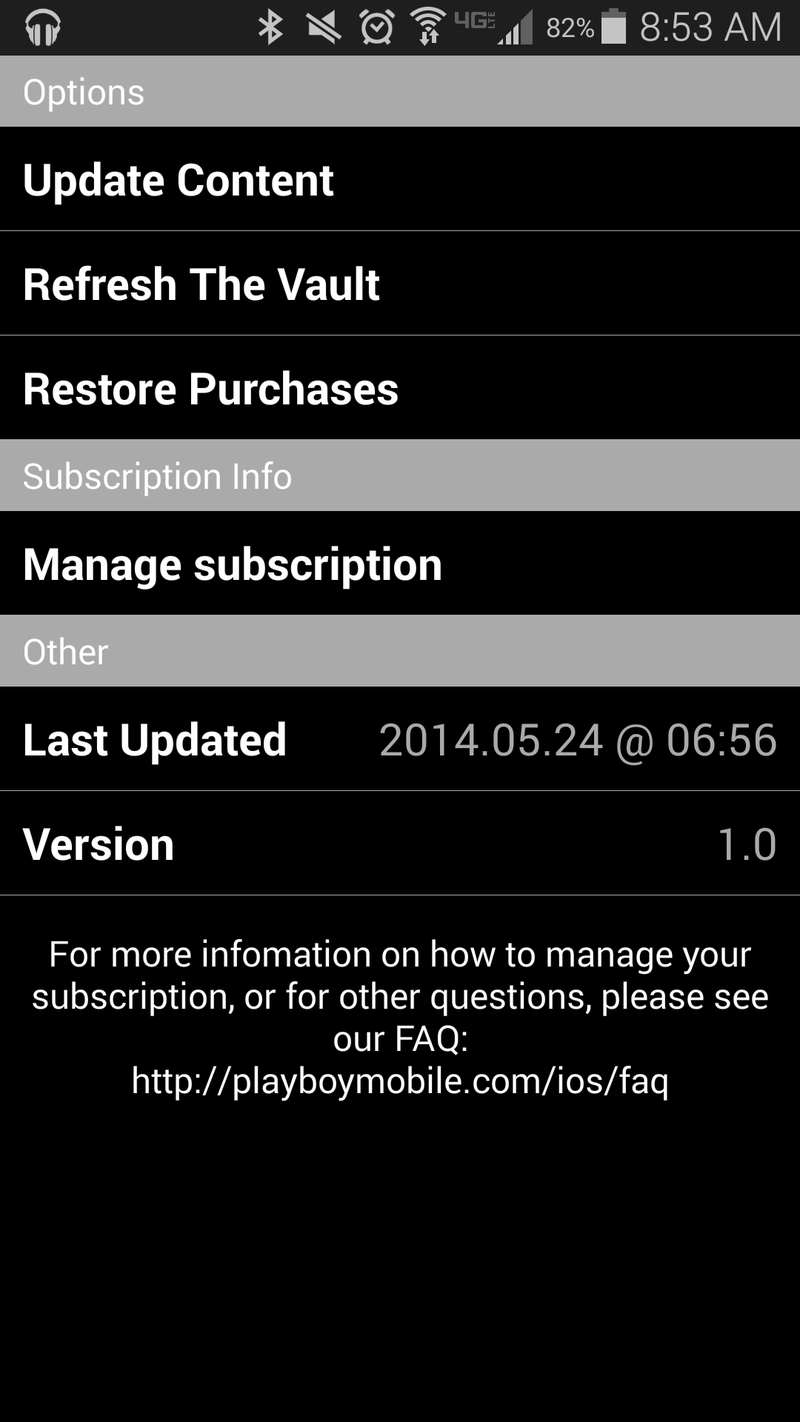 Playboy Android app