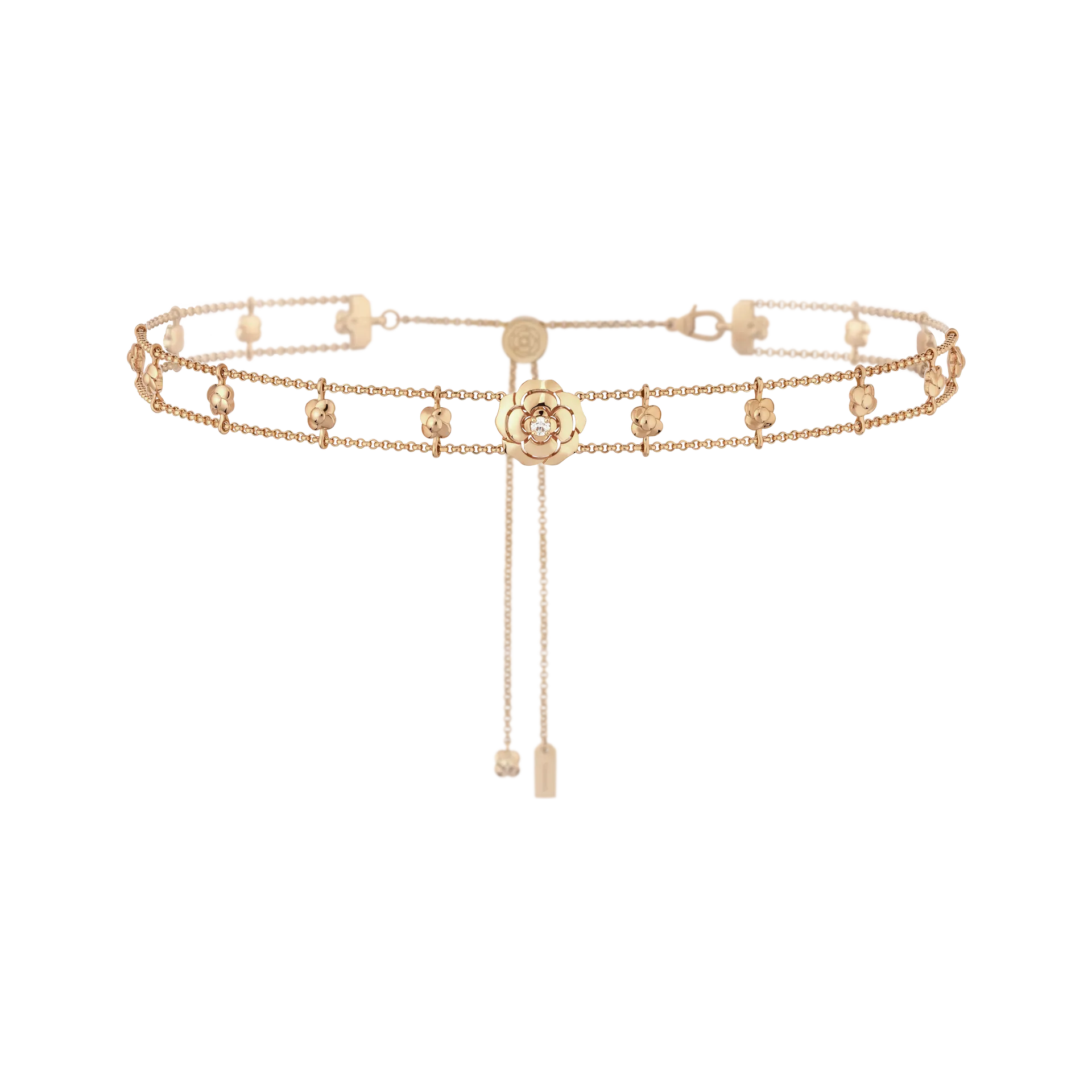 Chanel, Extrait de Camélia Supple Choker in 18K Rose Gold