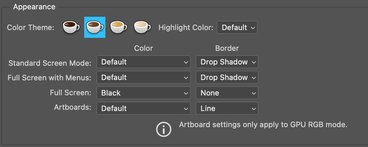 The coffee cup Easter egg in Adobe Photoshop