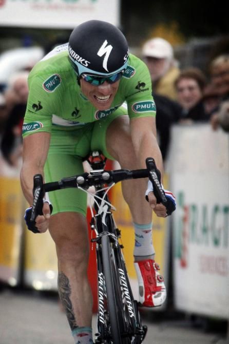 Sylvain Chavanel (Omega Pharma-Quick Step) finished ninth on the Col d'Eze time trial and sealed the points classification.