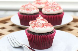 Chocolate and beetroot cupcakes