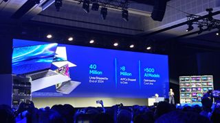 AI PCs at Intel keynote
