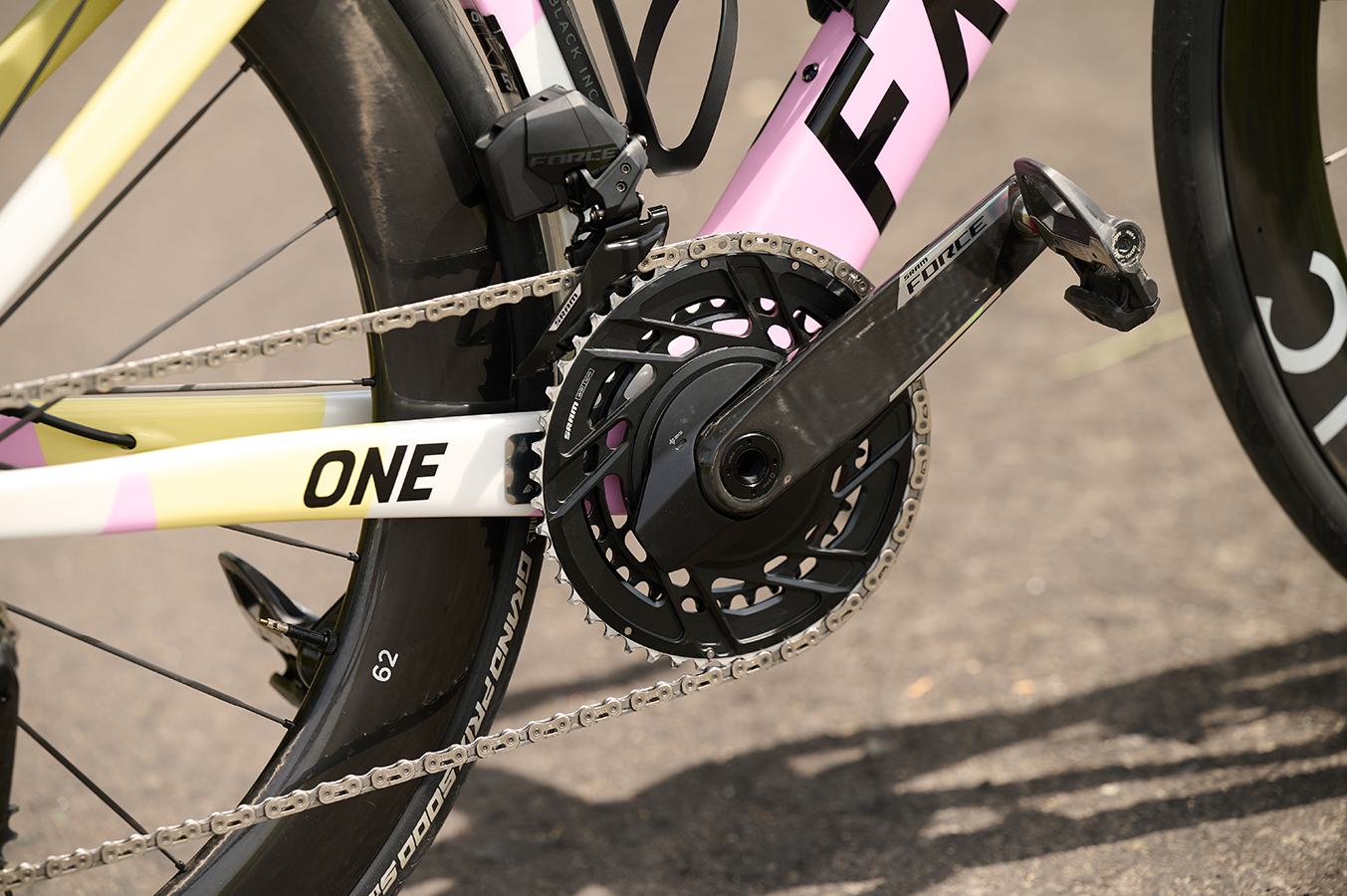 Factor One aero race bike in Blush colourway