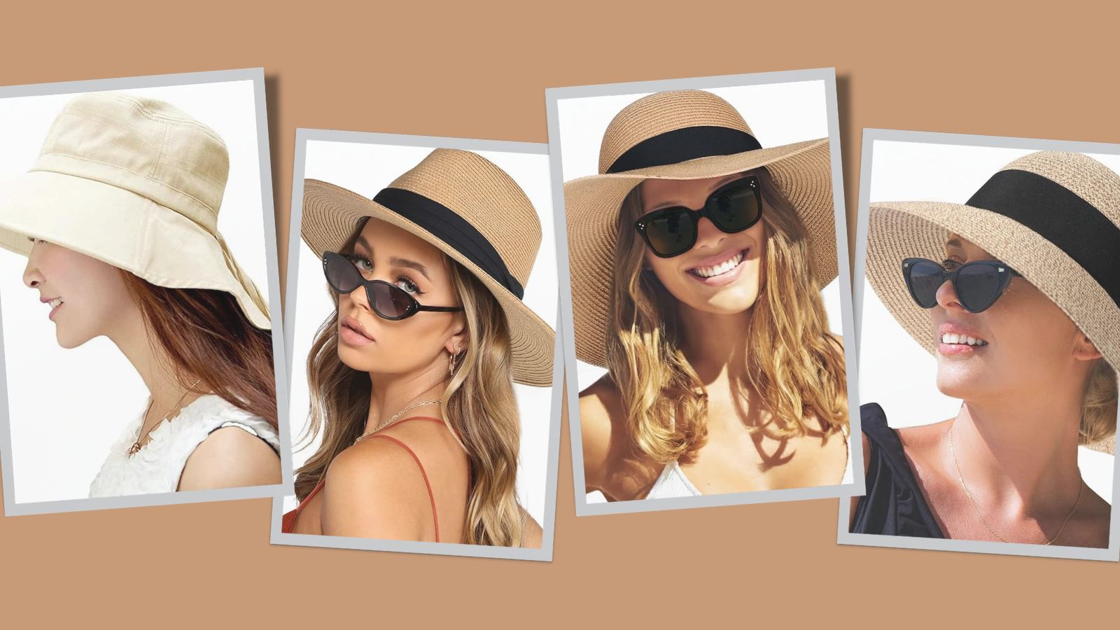selection of sun hats