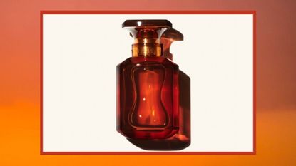 Fenty perfume in a sunset MIL template