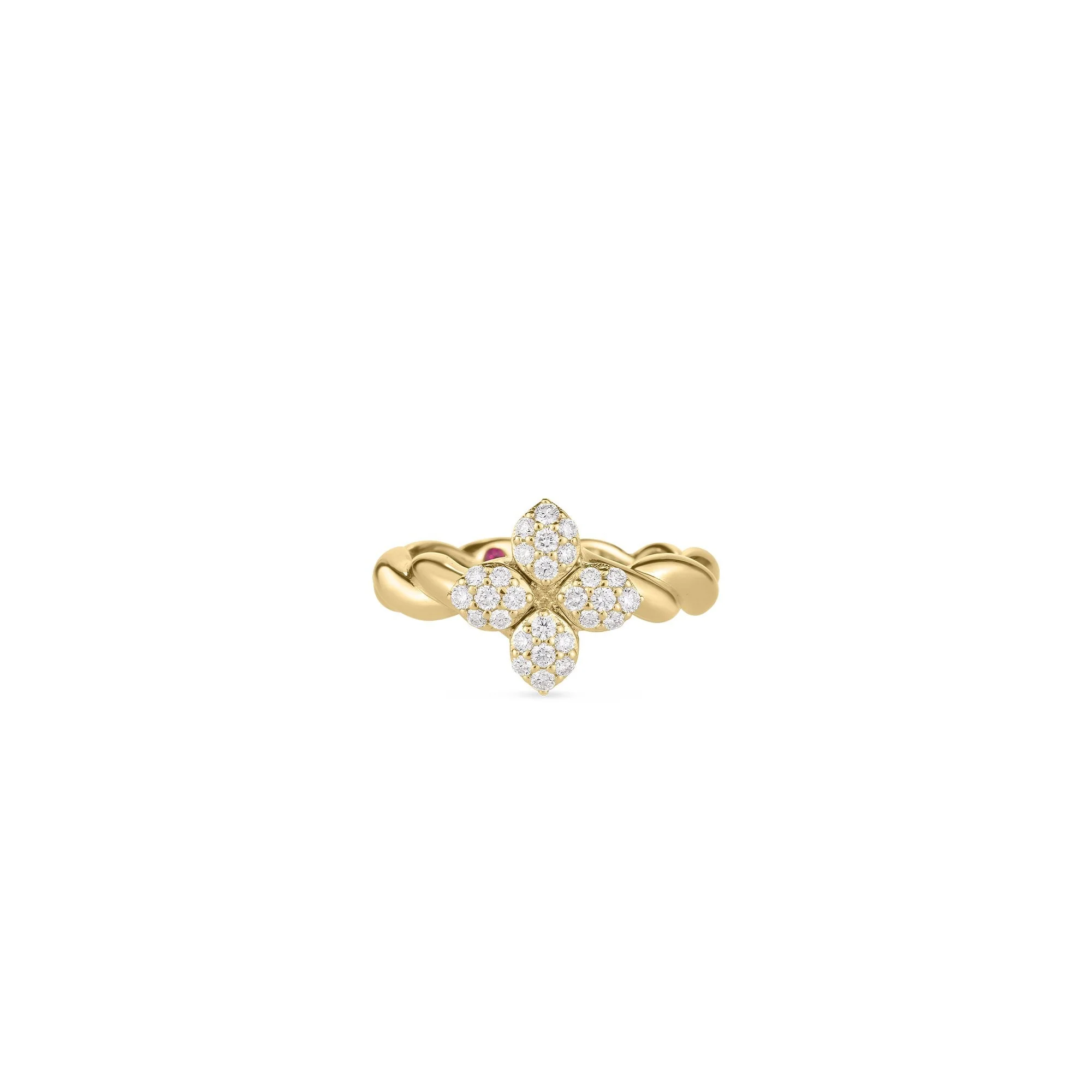 Roberto Coin, LOVE IN VERONA DIAMOND TWIST RING Love in Verona Diamond Twist