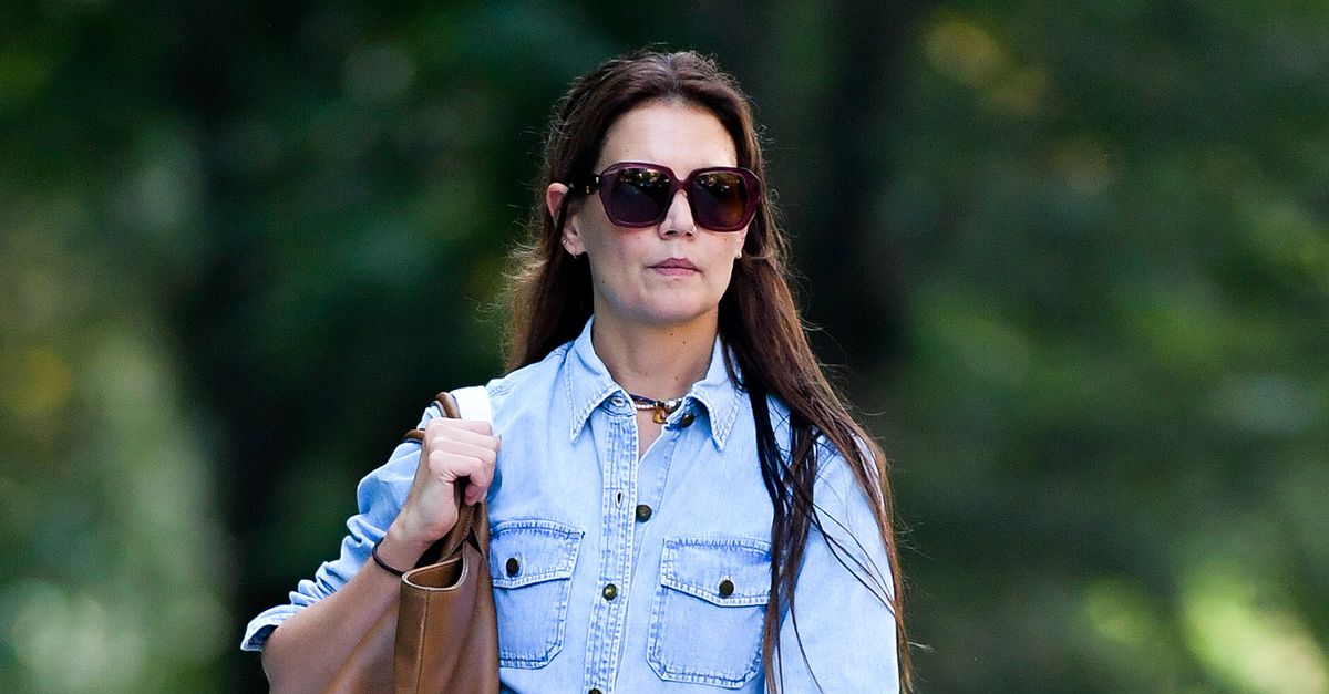 Shop 13 Denim Shirts Similar to One Katie Holmes Just Wore