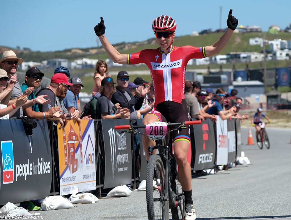 Annika Langvad (Specialized) takes the cross-country win and sweeps the weekend at Sea Otter Classic