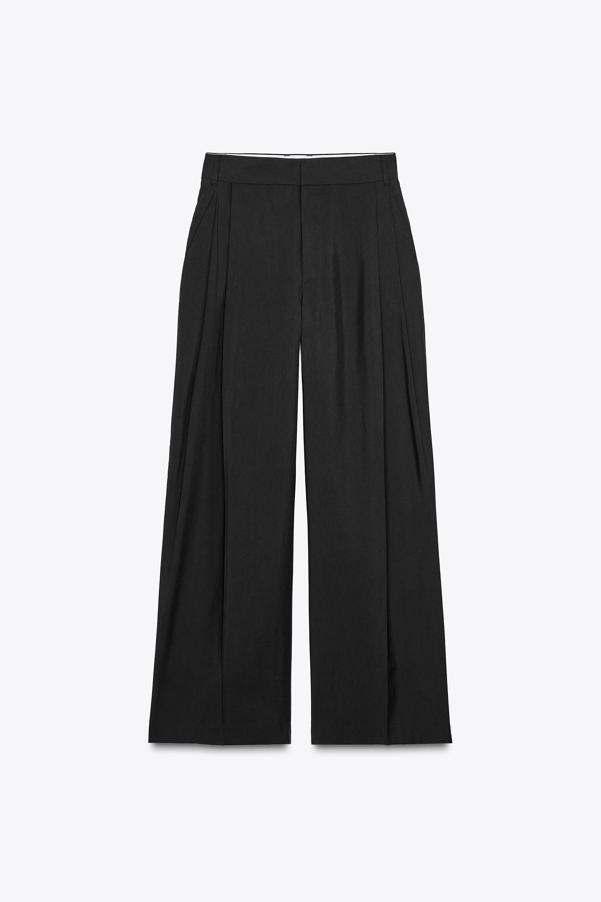 Double Pleat Flap Pants